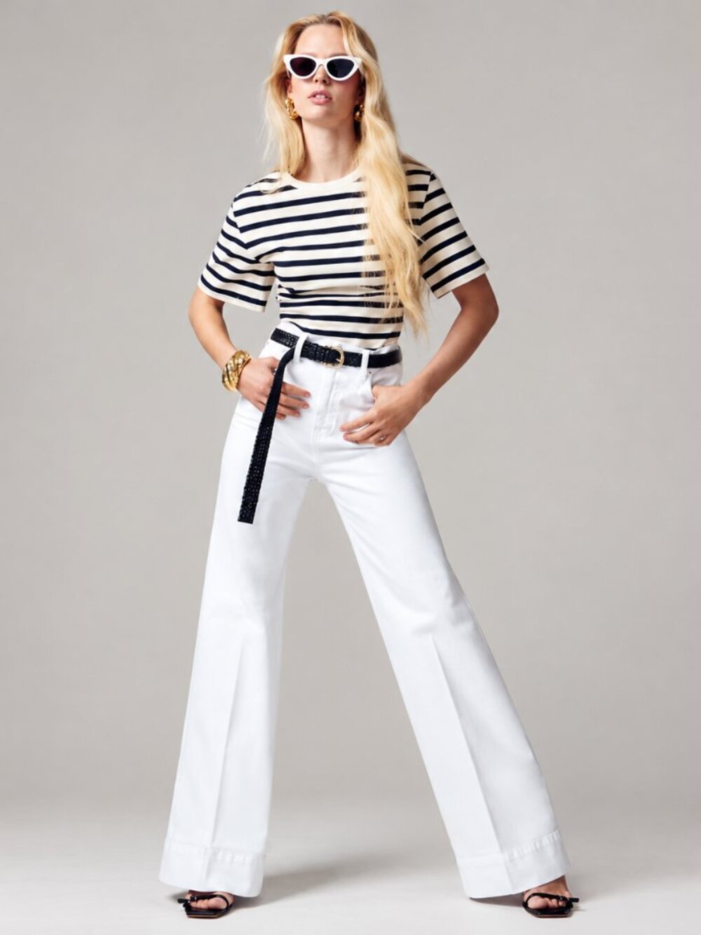 J.Crew White Wide Leg Trouser Jeans Size 27 NWOT